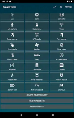 Smart Tools - Utilities android App screenshot 1